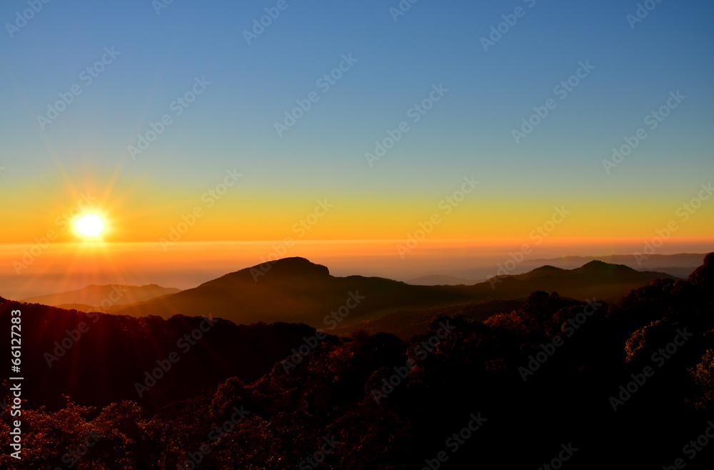 Sunrise on the Mountain