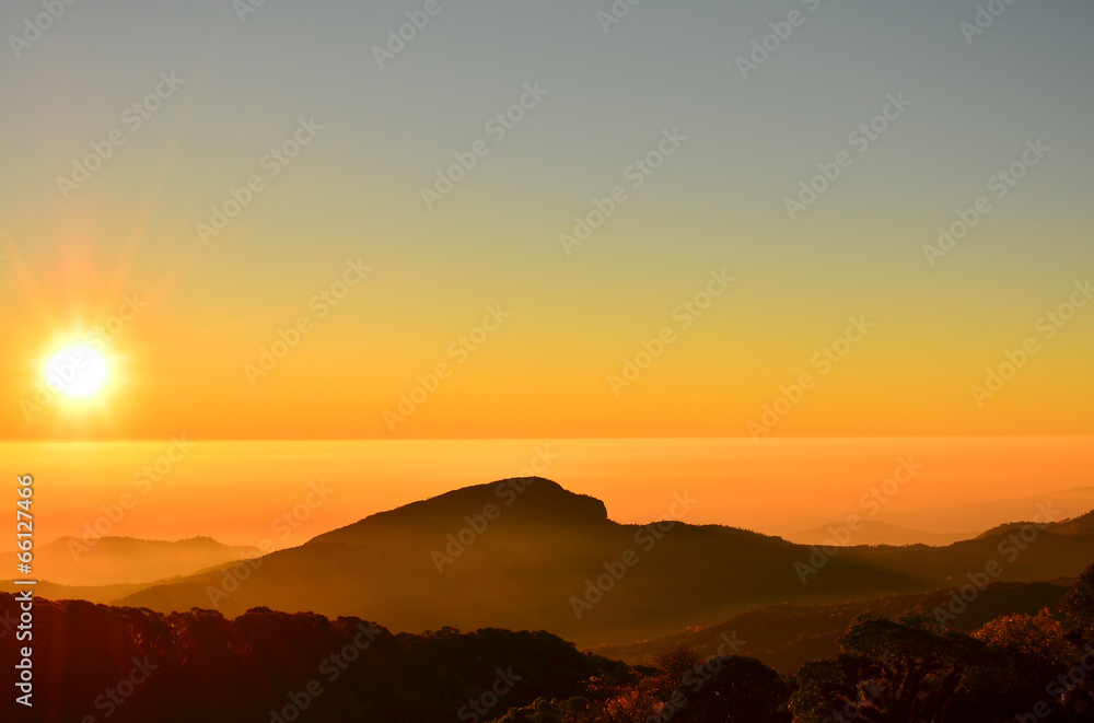 Sunrise on the Mountain