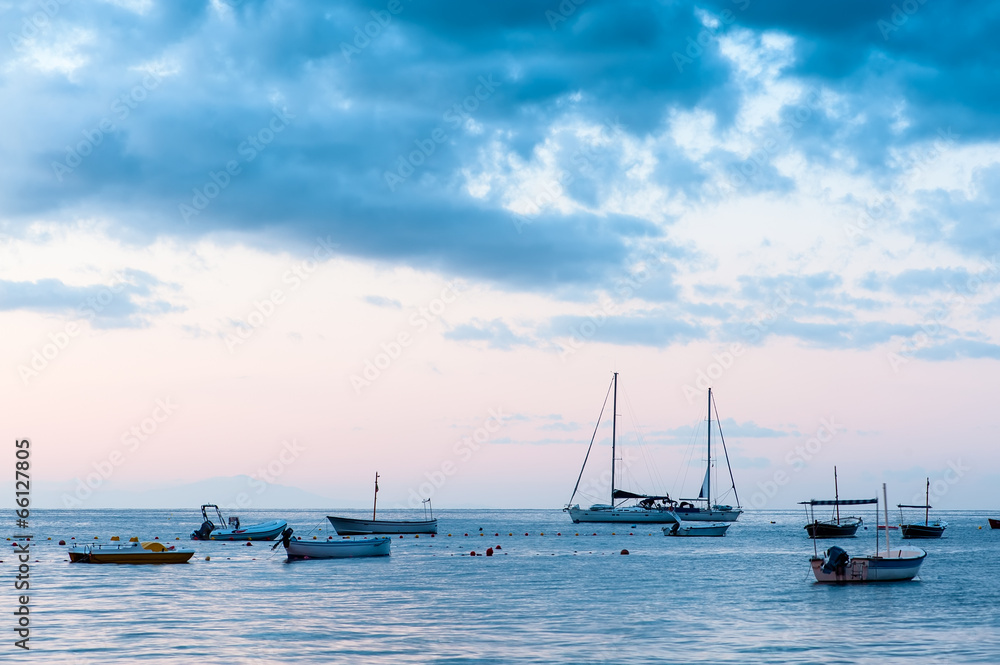 Obraz premium Tyrrhenian Sea sunrise
