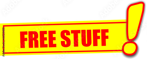 étiquette free stuff