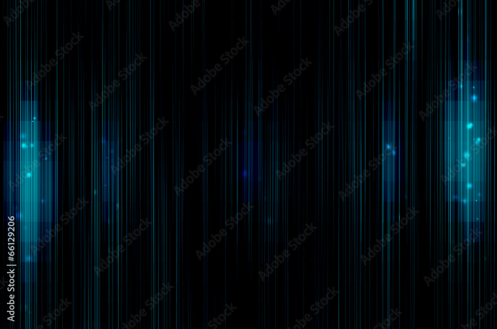 Naklejka premium abstract blue tech on dark background