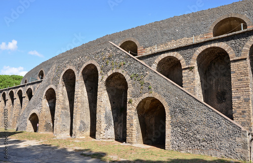 Exterior of the Pompeian Amphitheatre photo