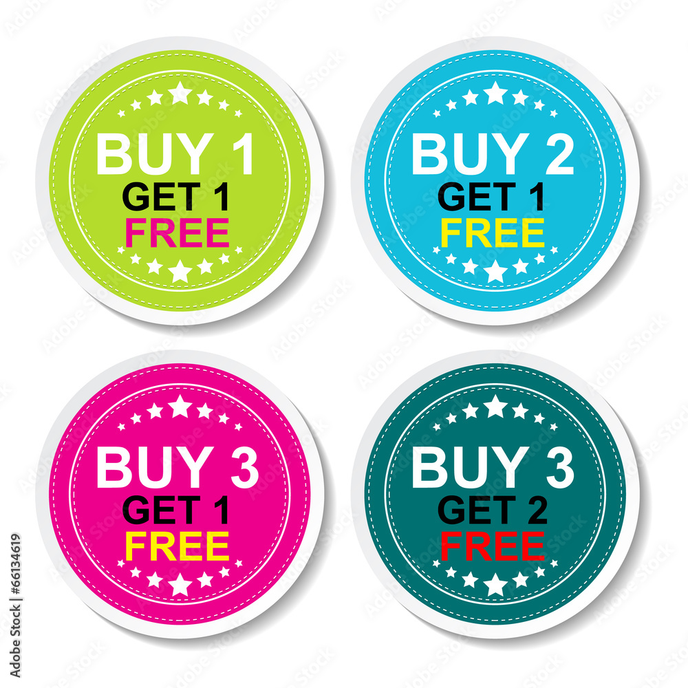 Vector Sticker or Label Vector Sticker or Label