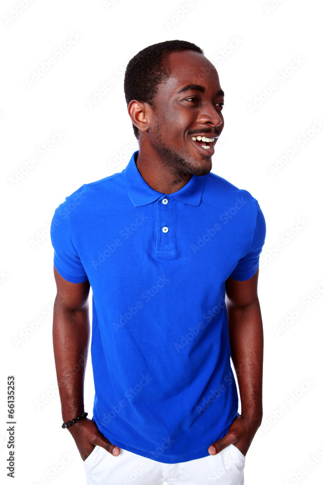 Portrait of a handsome african man isolated Portrait of a handsome african man isolated