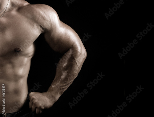 torso of a strong man