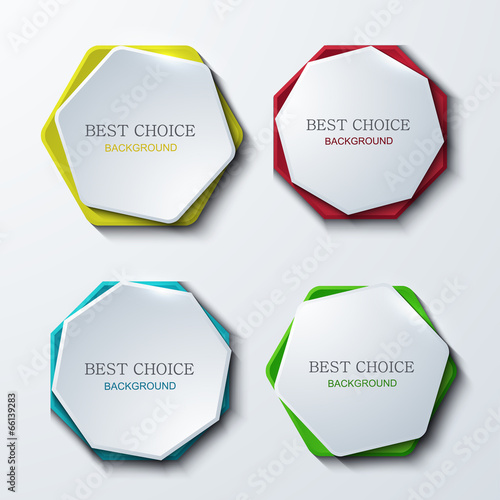 Vector moder banners element design