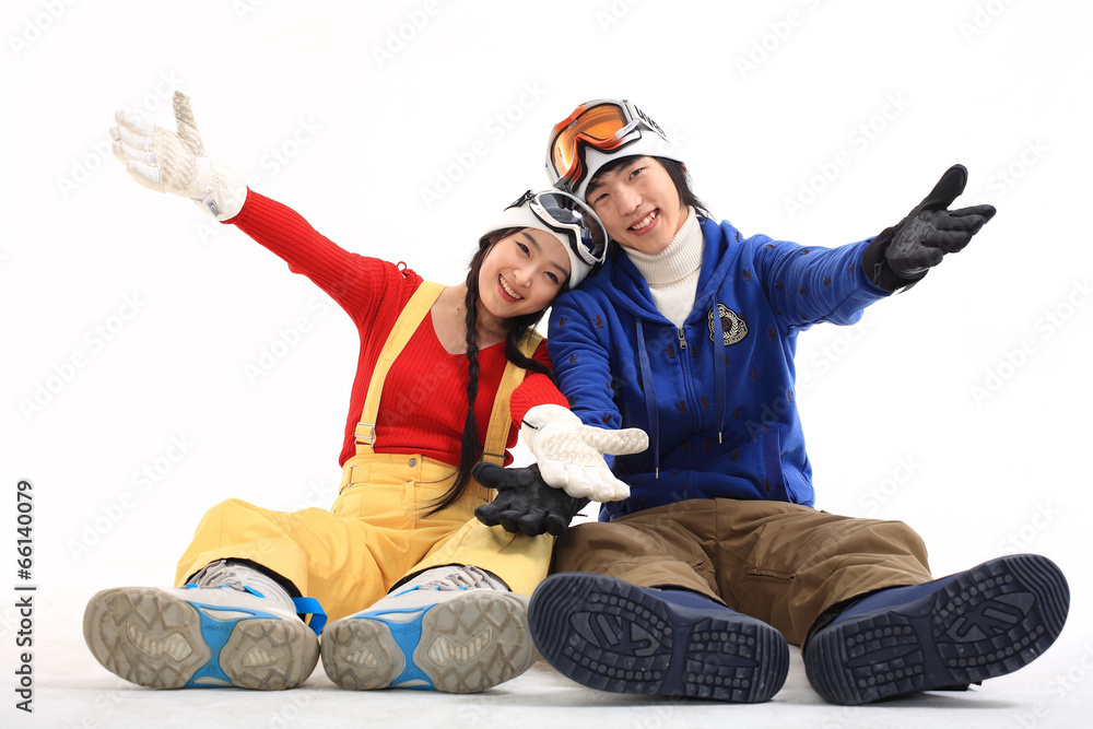 Winter Leiasureof Couple