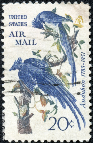 stamp shows Columbia Jays photo