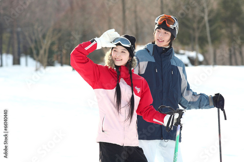 Winter Leiasureof Couple