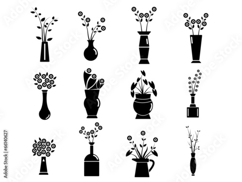 Set of Vase Vector Illustration
