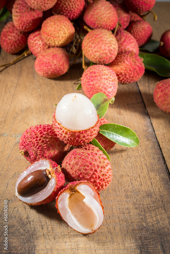 Fresh lychees