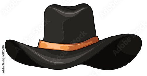 A dark grey hat