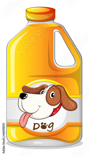 A galon of dog soap