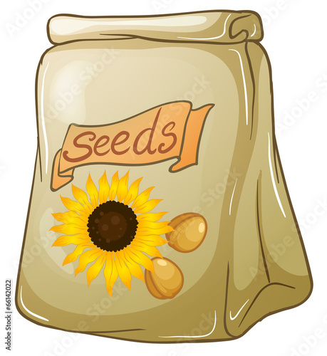 A pack of sunflower seeds