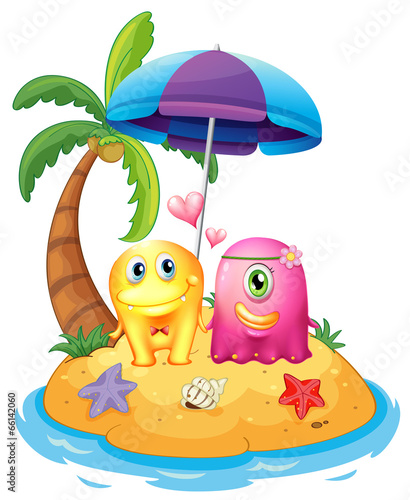 An island with monsters