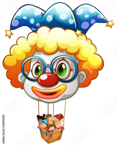 A big balloon with a basket