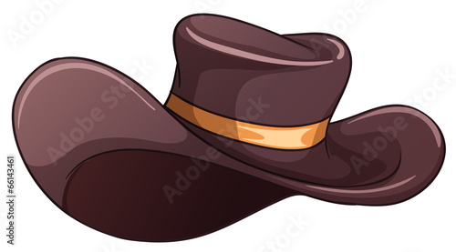 A dark grey hat