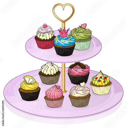 Cupcakes in the cupcake tray