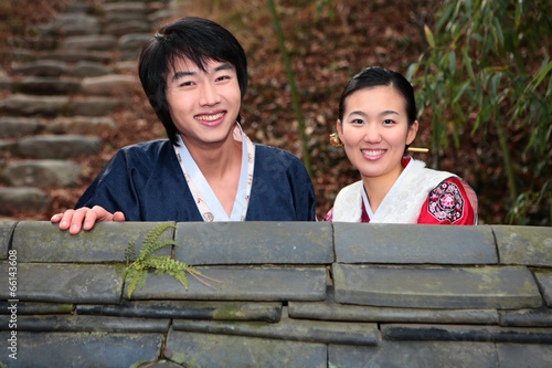 Couple in KoreanDress II photo