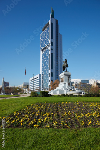 Plaza Italia in Santiago, Chile photo