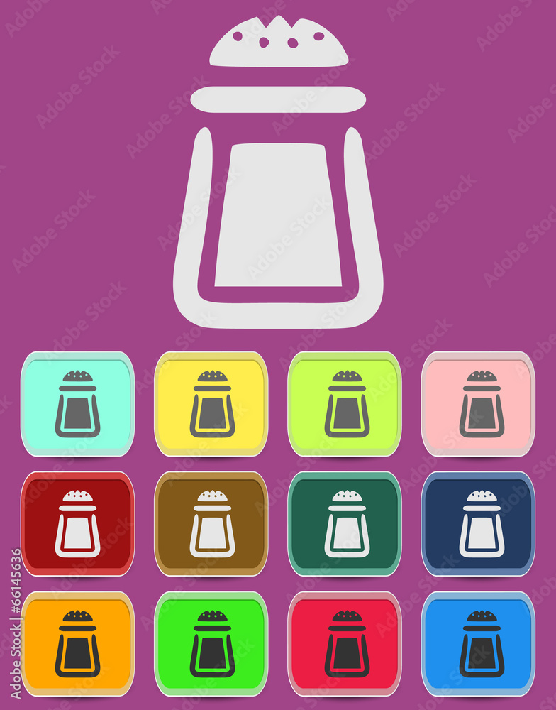 Salt icon - Vector icon isolated Salt icon - Vector icon isolated