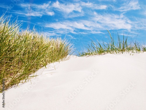 Sand dune and blue sky