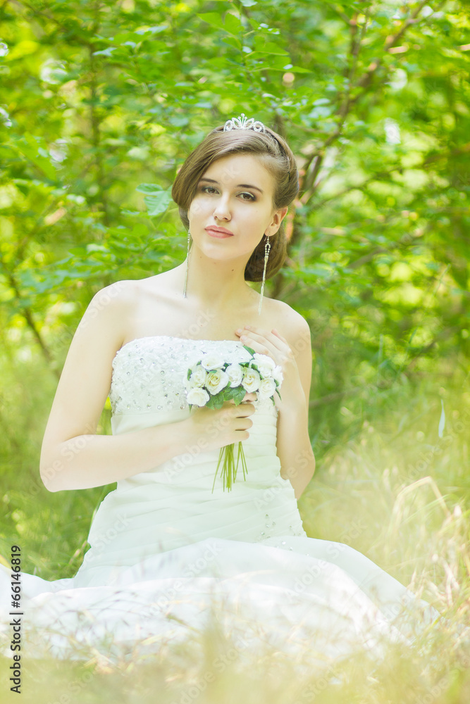 Portrait of a beautiful young bride Portrait of a beautiful young bride