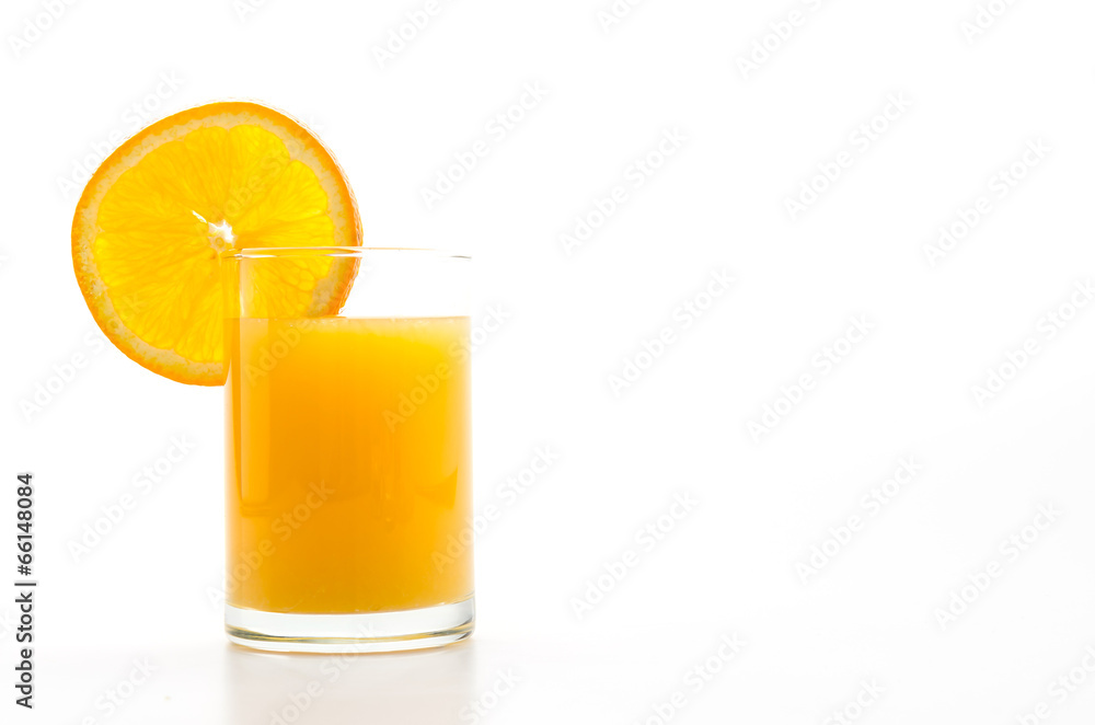 Orange juice glass Orange juice glass