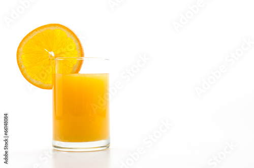 Orange juice glass