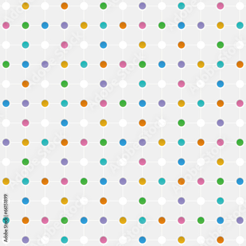 Vector Background #Colorful Polka Dots
