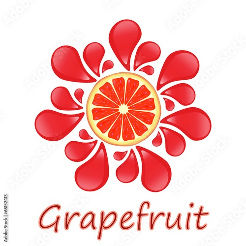 Juicy grapefruit