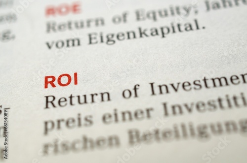 ROI, Return on investment