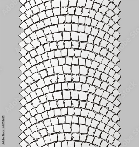 stone brick trackway