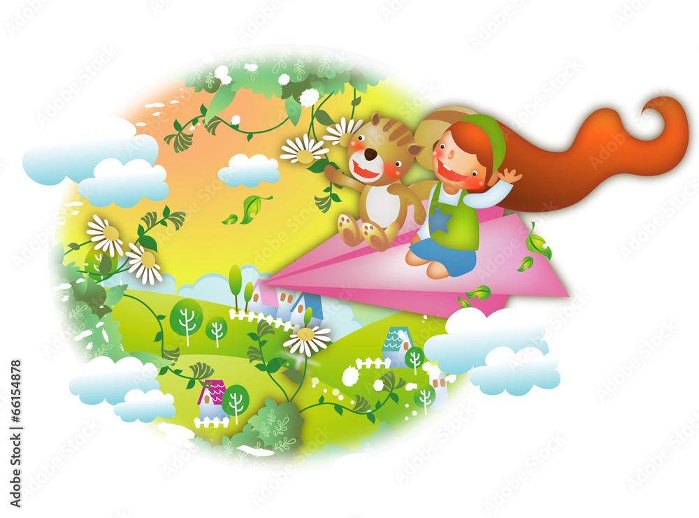 Naklejka premium 봄의 시작