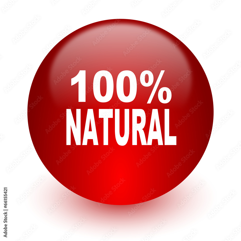 natural red computer icon on white background natural red computer icon on white background