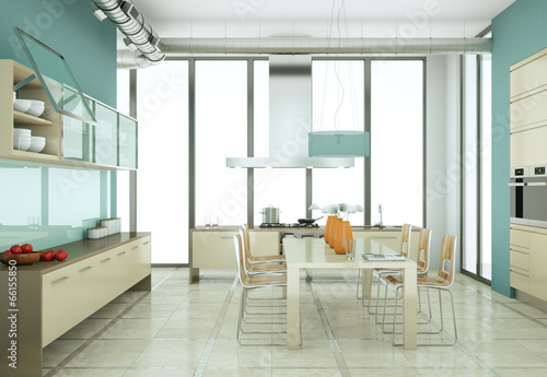 modern Kitchen Interior Design © virtua73