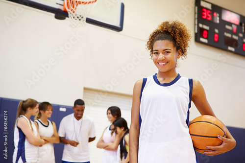 Portrait Of Female High School Basketball Player © Monkey Business