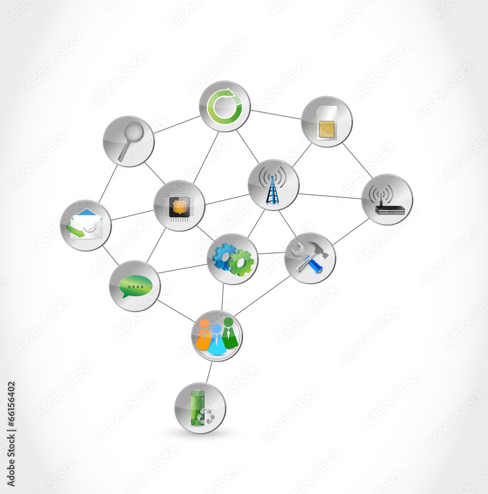 mind links illustration design mind links illustration design