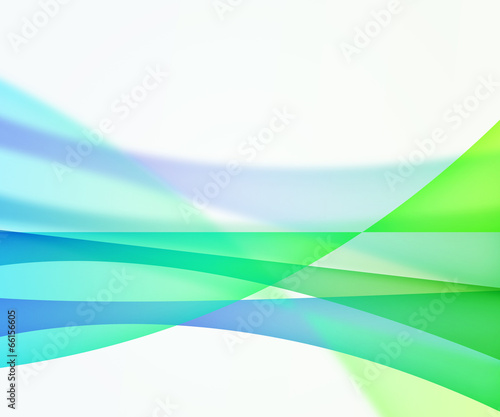 Green Colorful Abstract Wave Background Image