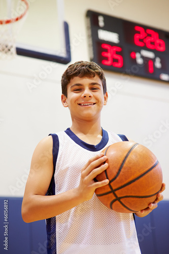Portrait Of Male High School Basketball Player © Monkey Business