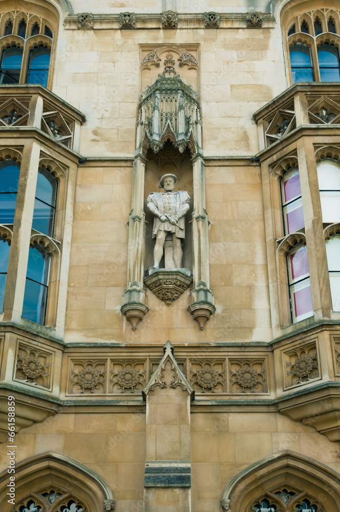 King Henry VIII statue, King's College, Cambridge King Henry VIII statue, King's College, Cambridge