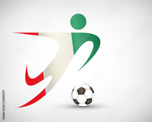 Silhouette Fußball Mexiko