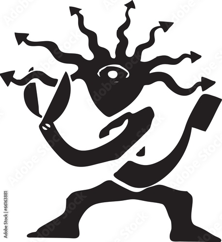Medusa caricature