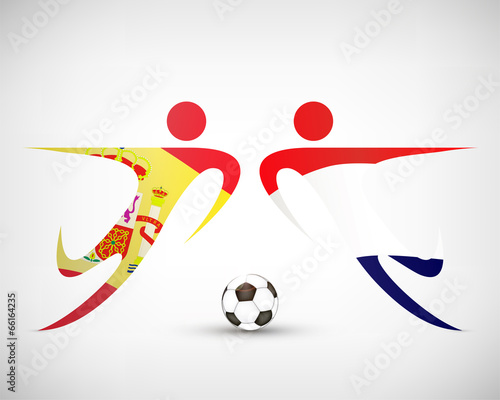 Fußball - Spanien gegen Holland