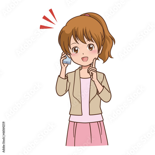 女性　電話