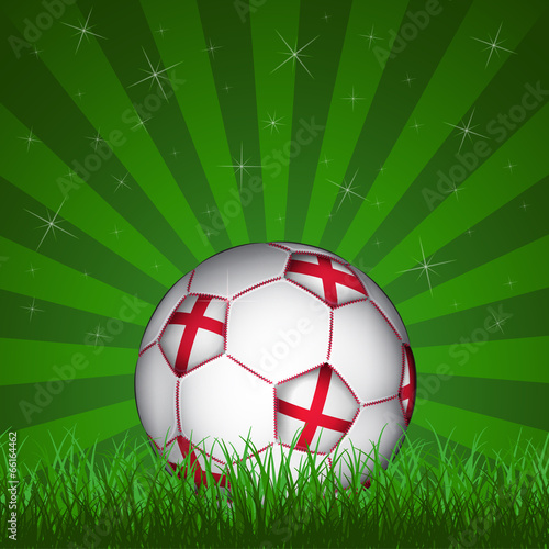 England soccer ball  vector