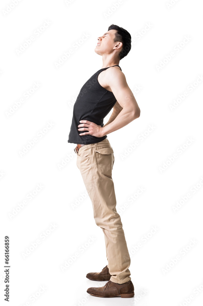 Naklejka premium back pain