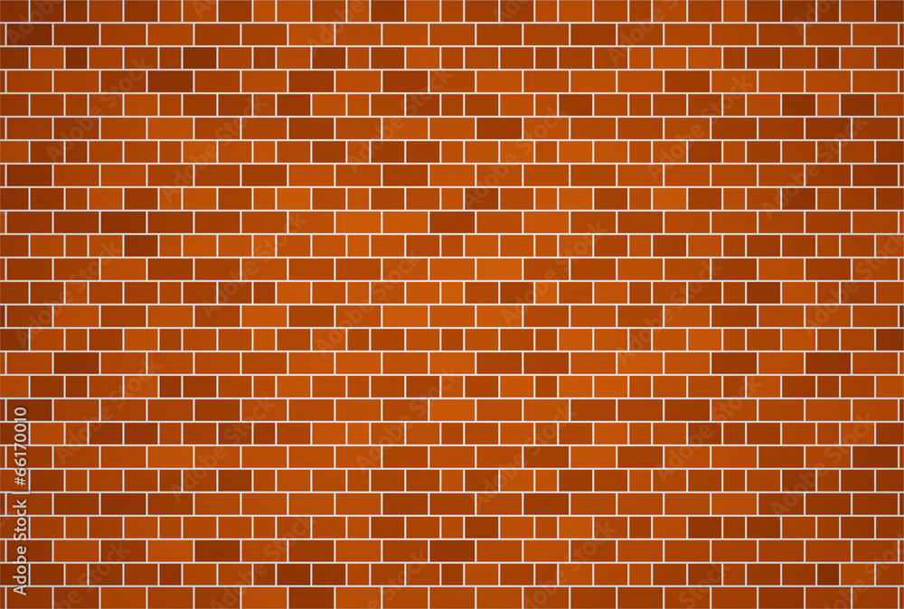 Naklejka premium 3d render brick wall for background or texture