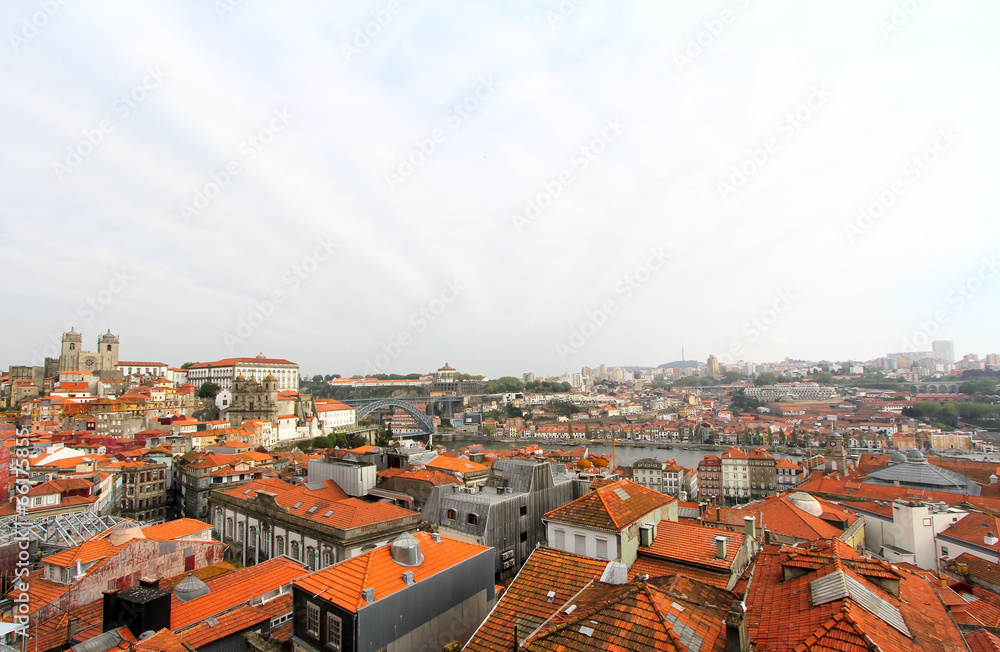 Obraz premium Roofs of Porto, Portugal