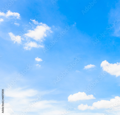 Cloud on blue sky